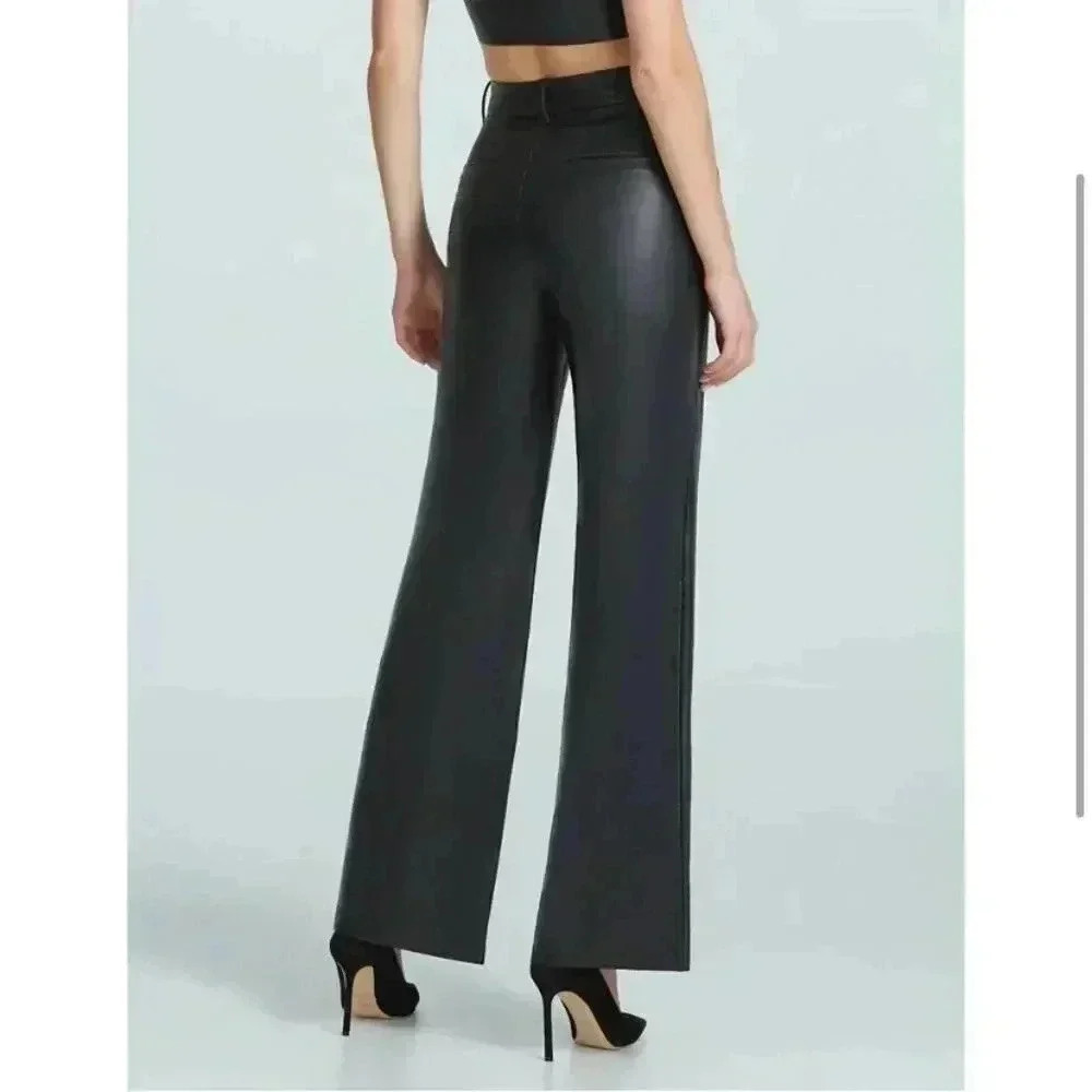 NWT Commando Faux Leather Wide Leg Trouser size XS - Picture 14 of 14